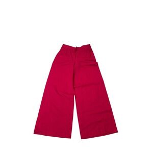 EXPRESS Wide Leg Pants Fuchsia Pink High Waisted Pleated 4R‎